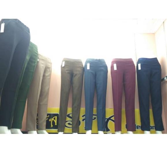 Celana murah celana bahan murah celana kantor celana pinggang karet merk SFA tersedia size jumbo