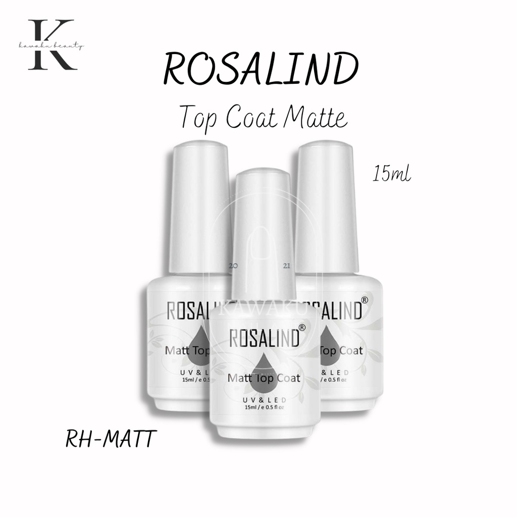 Rosalind Top Coat Matte Gel UV Nail Gel