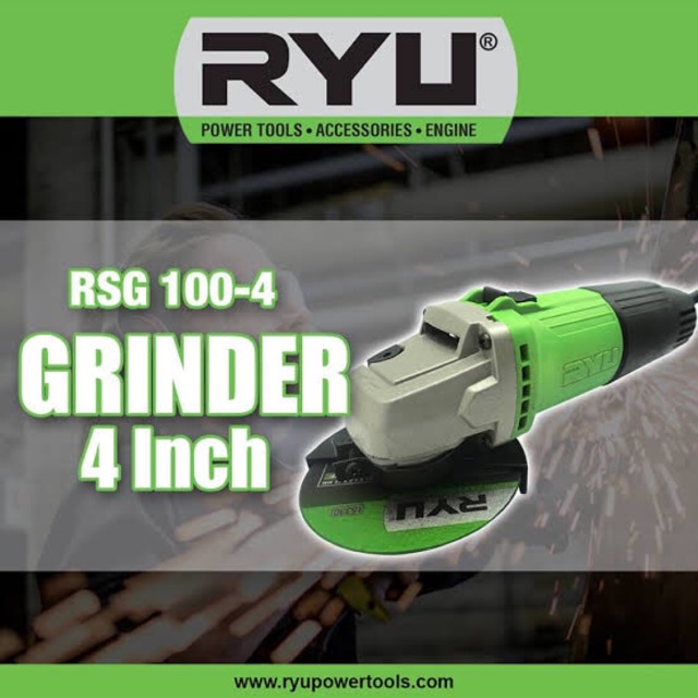 RYU MESIN DISC GRINDA RSG100-4 // GURINDA TANGAN