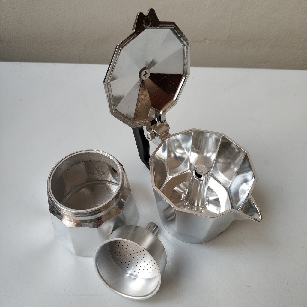 Coffee Maker Alumunium Moka Pot 2 Cups HBL02-3
