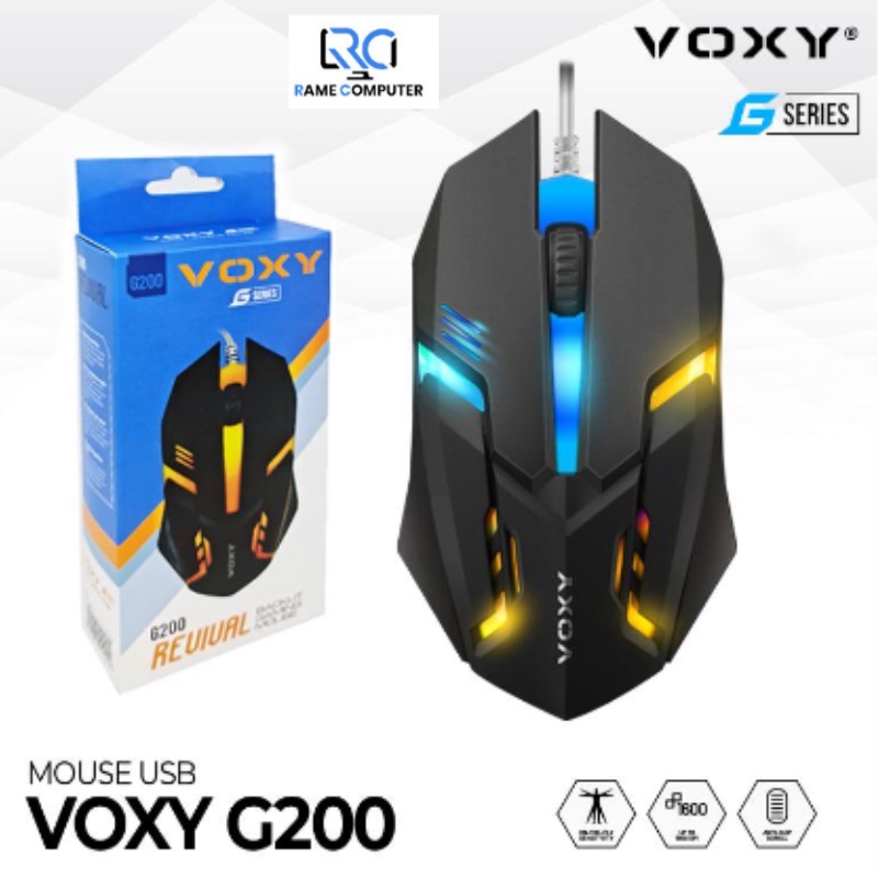 Mouse USB Voxy G200 (RGB) KABEL - WIRED