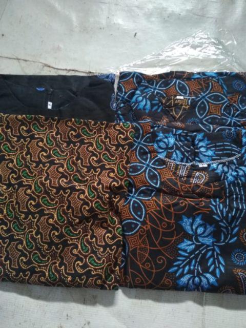 New Kemeja Batik Lengan Panjang 021 Risna Batik Hrb026 Hem Batik Murah Seno Sogan Bakung Padi Mangga