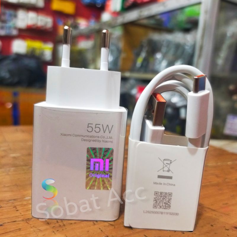 ORIGINAL CHARGER XIAOMI TYPE C 55W TURBO CHARGE XIAOMI REDMI (55W MDY-12EA)