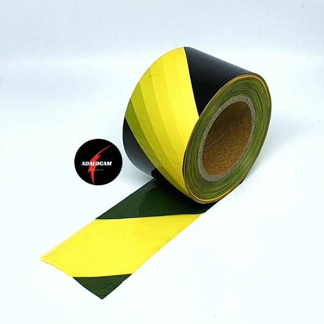 Police Line - Garis Polisi - Barricade Tape 3 Inch x 300 Meter Kuning Hitam