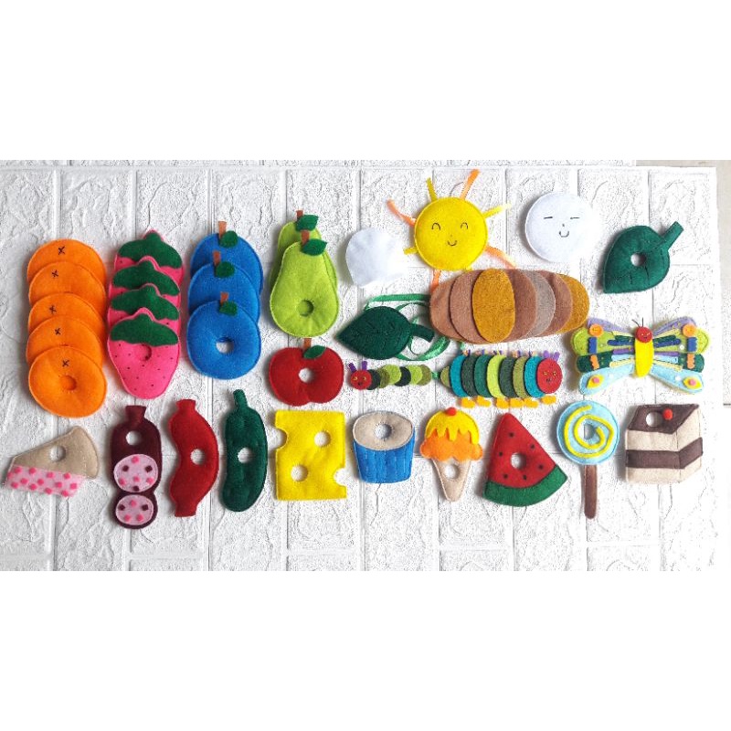 mainan meronce/the very hungry caterpillar