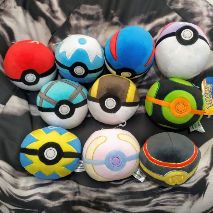 Boneka Pokemon Poke Ball Original Tomy