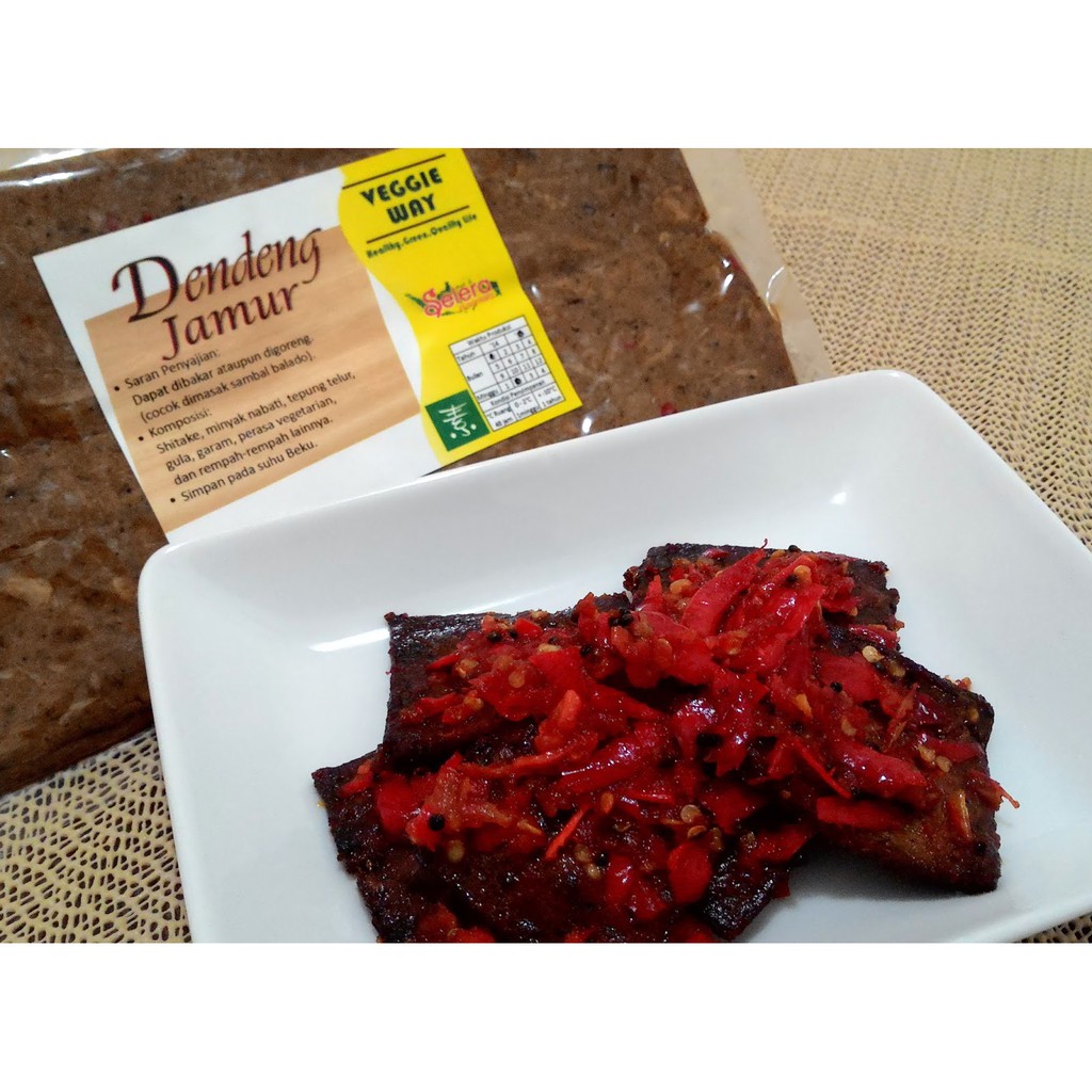 

Veggieway Dendeng Jamur vegetarian kaki jamur