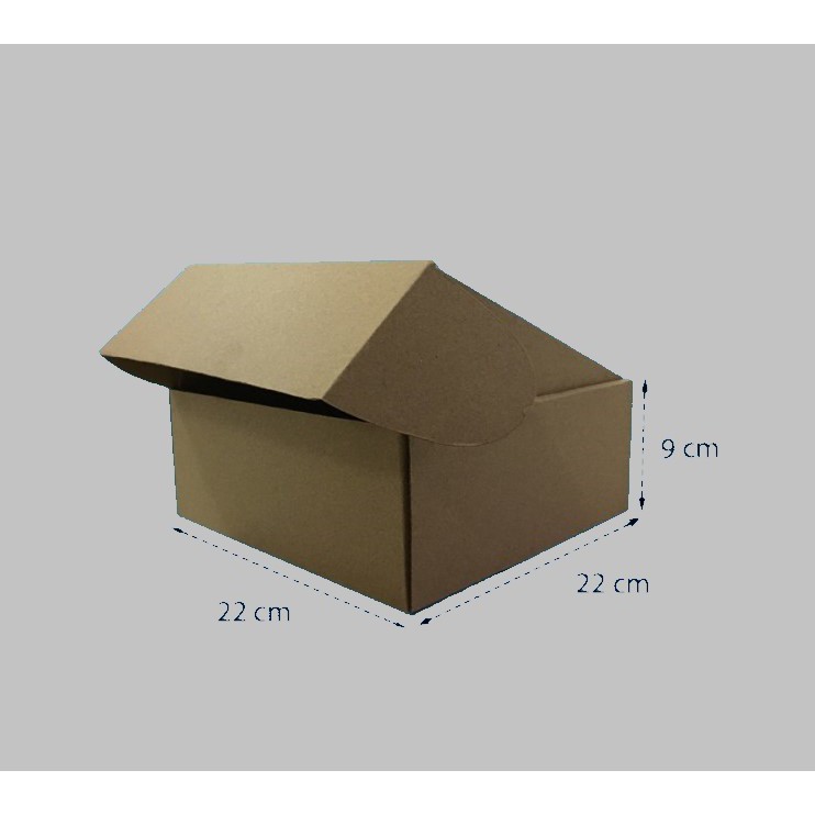 

KARDUS KARTON UK 22x22x9 CM / KOTAK KARTON / KOTAK PIZZA / DUS / KOTAK