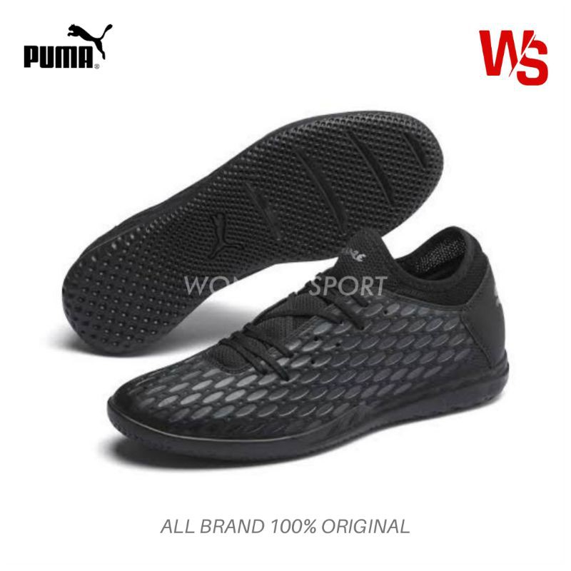 Sepatu Futsal Puma Future 5.4 IT - Black Asphalt 105804-02 Original