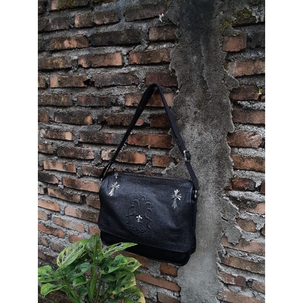 CHROME HEARTS Messenger bag 925 silber second branded.