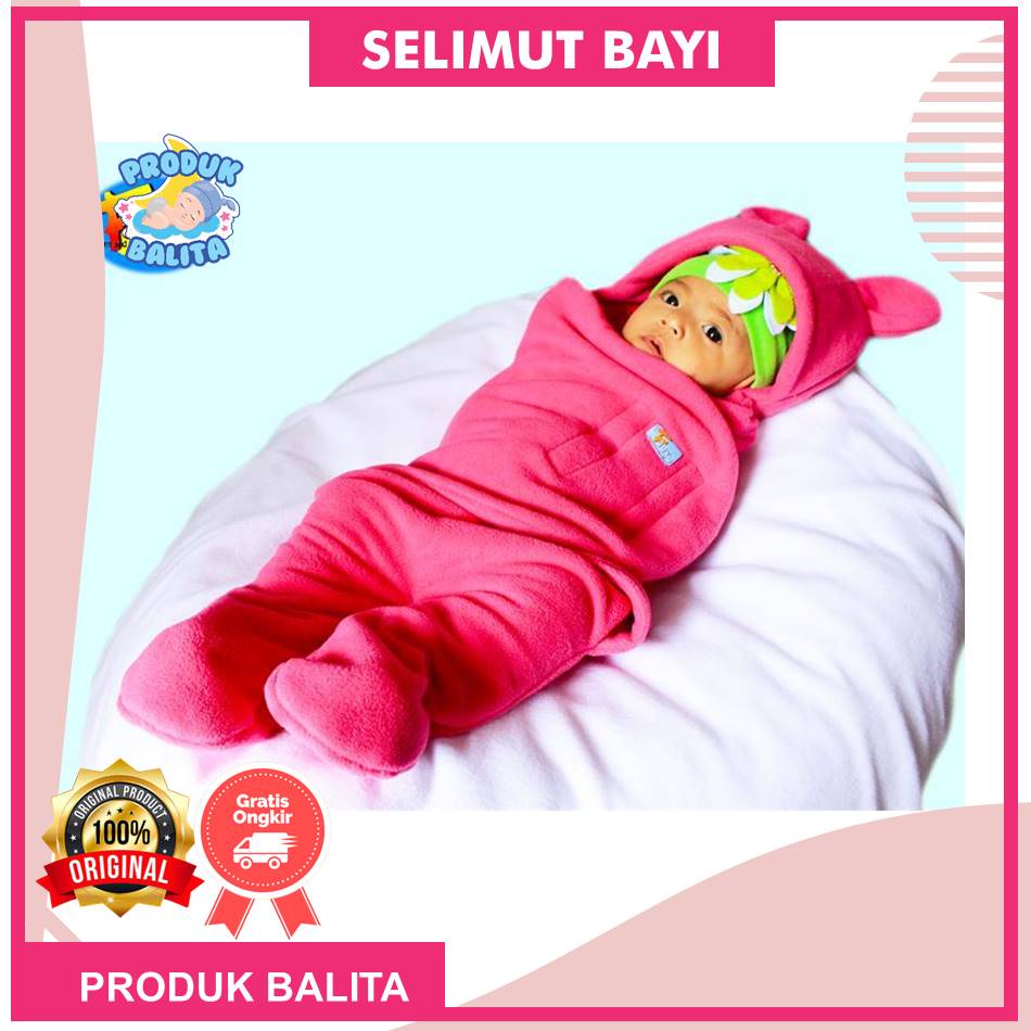 Selimut Bayi Halus Lembut Tebal Selimut Bayi New Born Bermotif Bedong Bayi Lucu