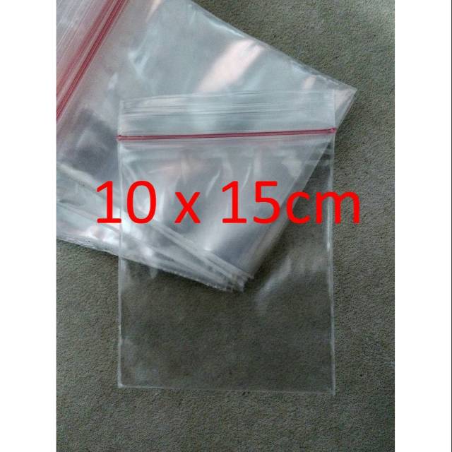 Plastik klip 10 x 15cm 1bks isi 100pc