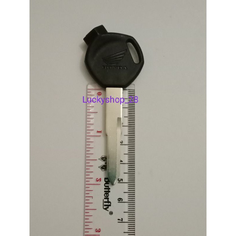 Bahan kunci motor Honda Beat + tutup magnet ( KIRI )-1