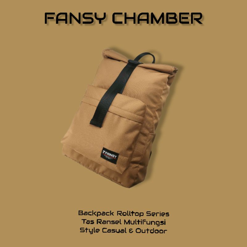 Fansy Chamber - Tas Ransel pria Backpack multifungsi Filamen waterproof anti air
