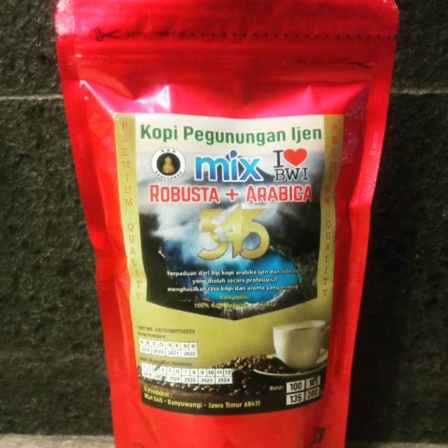 

Coffee Mix Robusta + Arabica Ijen