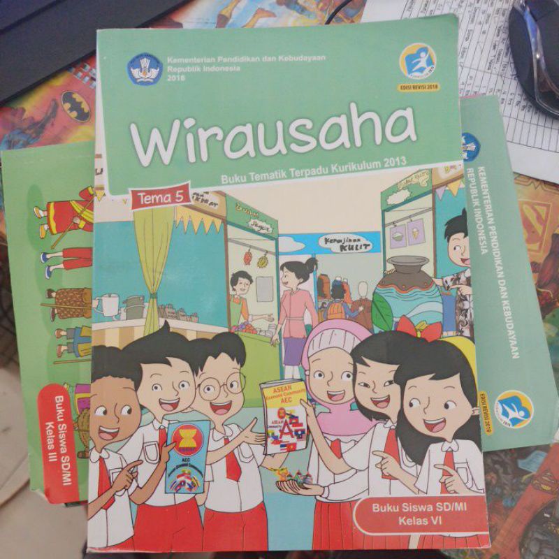 

BUKU TEMATIK SISWA KELAS 6 / VI TEMA 5 - WIRAUSAHA - Buku tematik terpadu kurikulum 2013