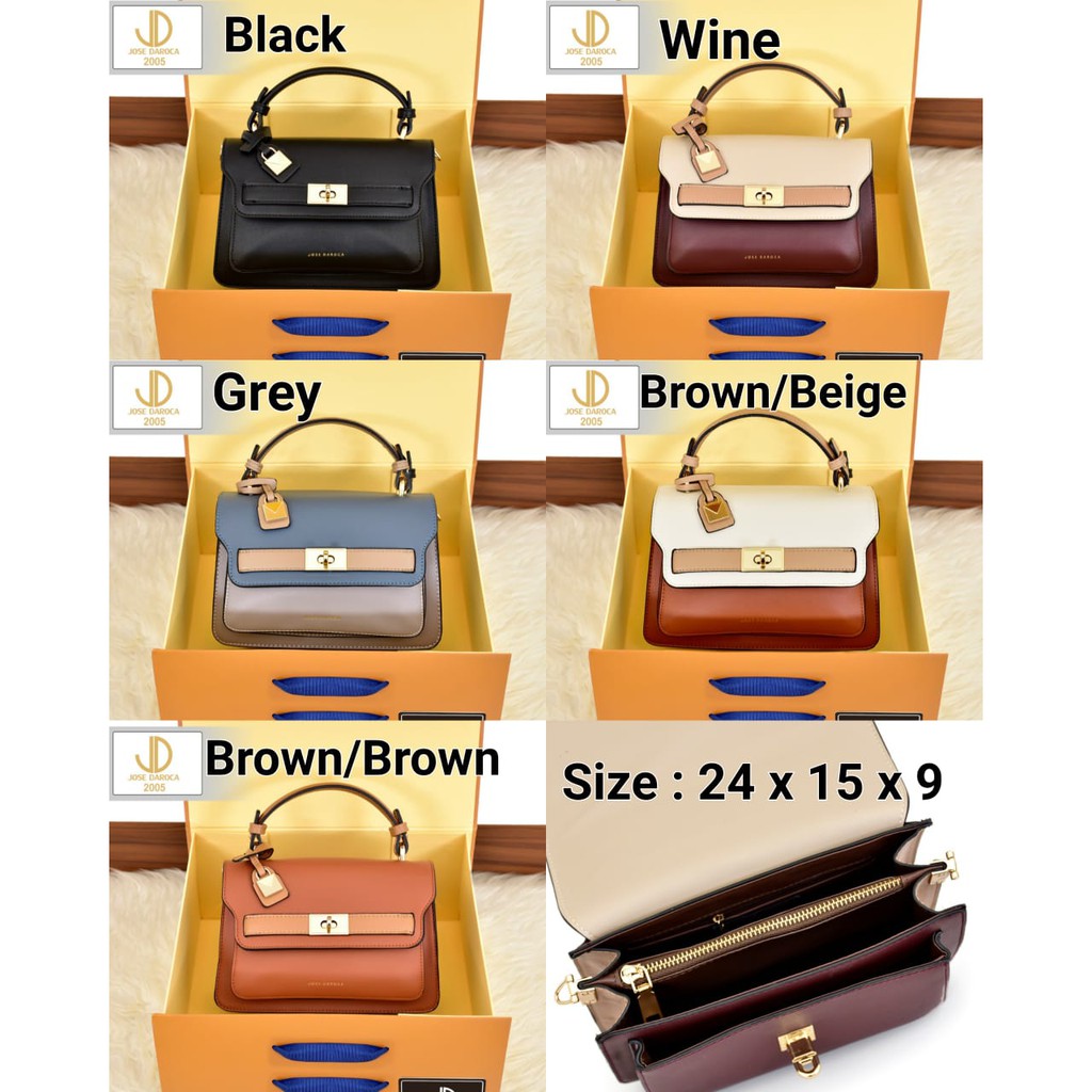 Tas JOSE DAROCA 2005  TYU 15  batam impor original fashion branded reseller sale
