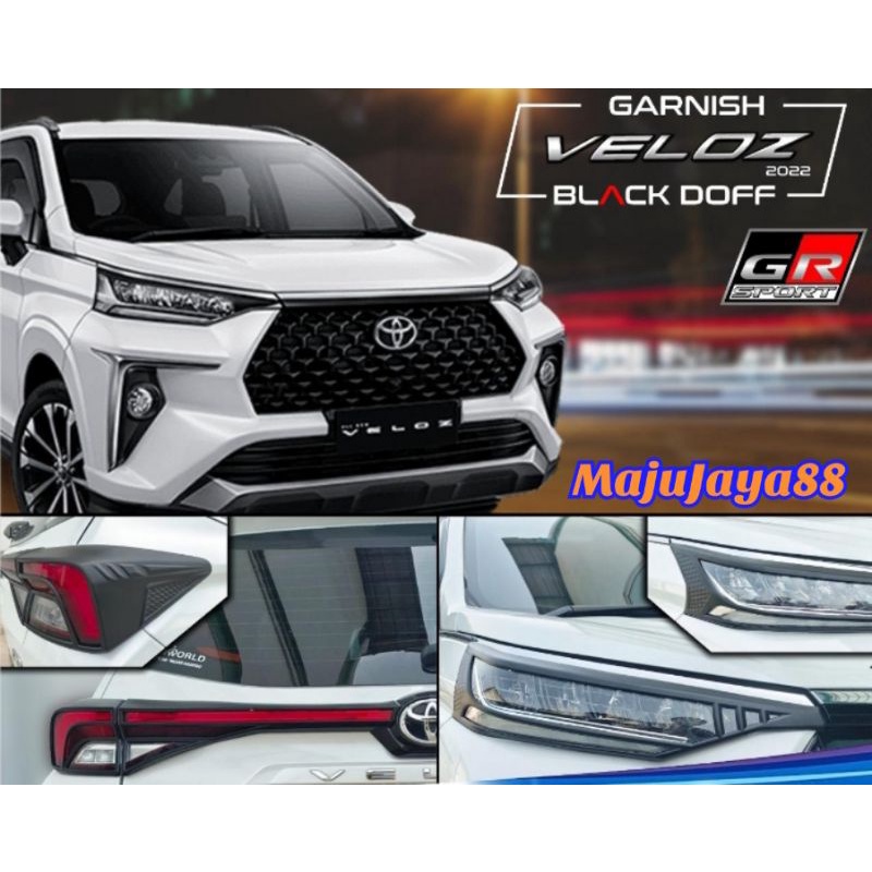 GARNISH LAMPU AVANZA VELOZ 2022 HITAM