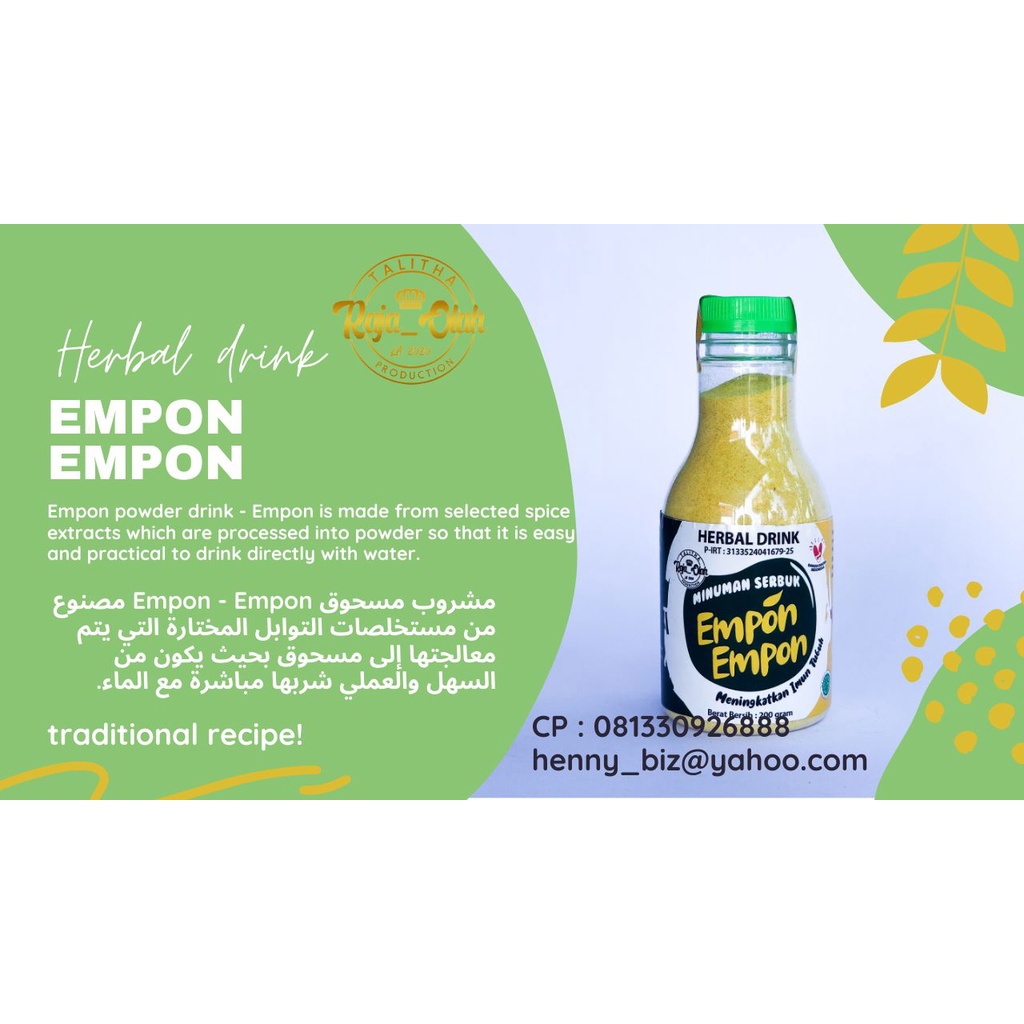 

Minuman Serbuk Empon-empon