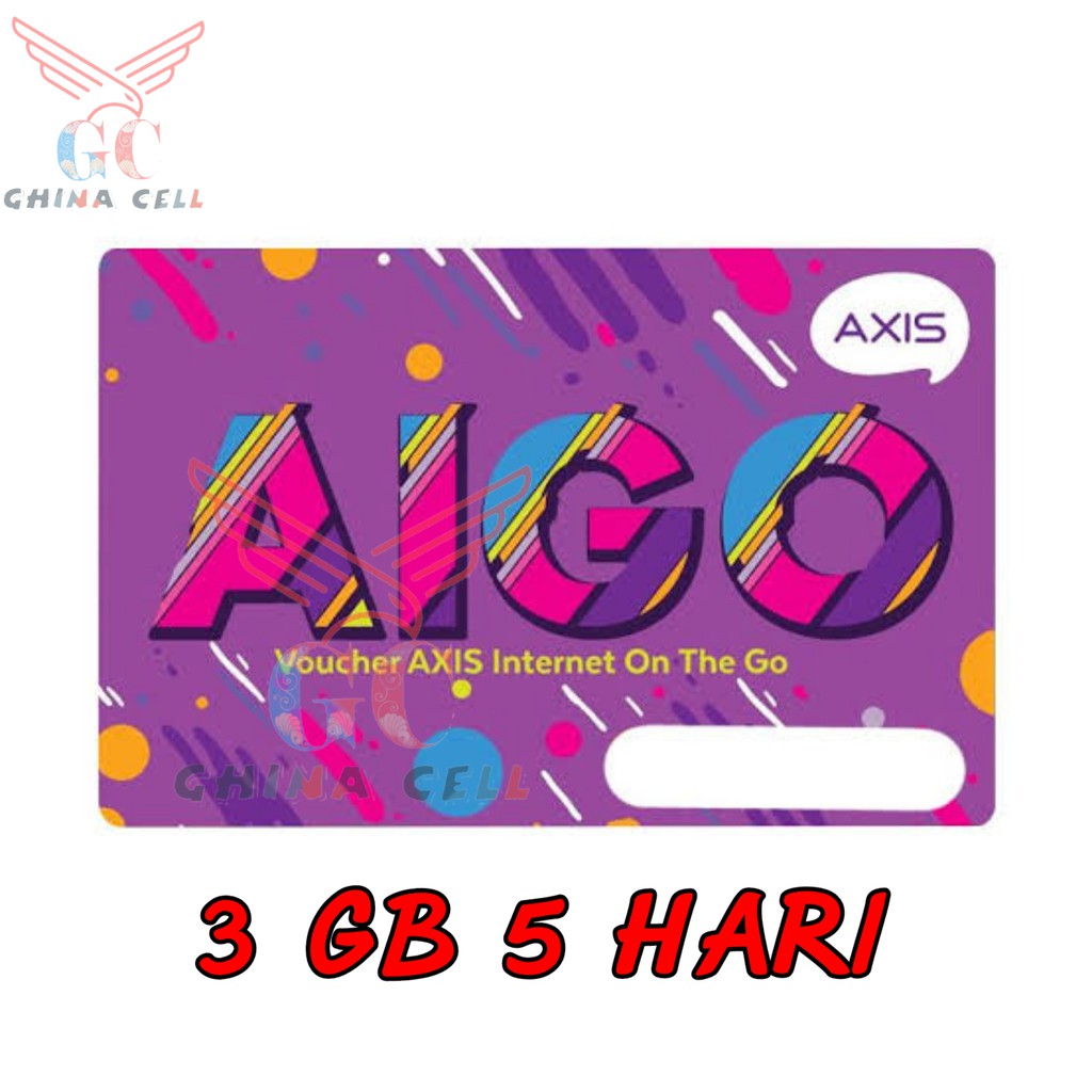 Axis Aigo 3GB 5 hari