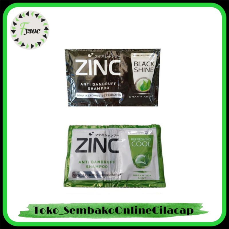 SAMPO ZINC REFRESHING COOL BLACK SHINE ( 5 ML X 24 SACHET )