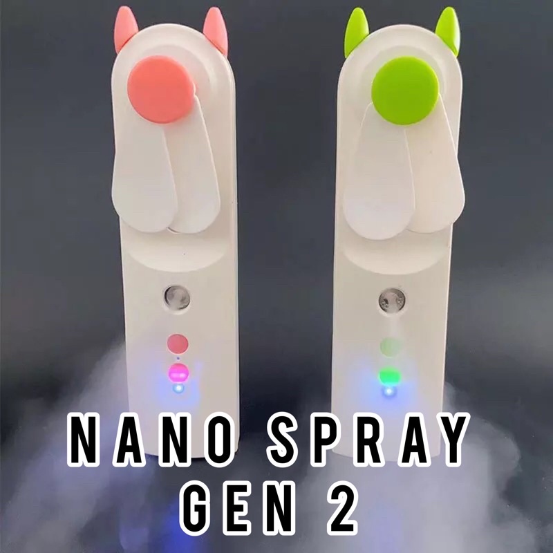 Jual Nano spray [ LOGO FYC] nano spray generasi 2 gen 2 kipas mini ...