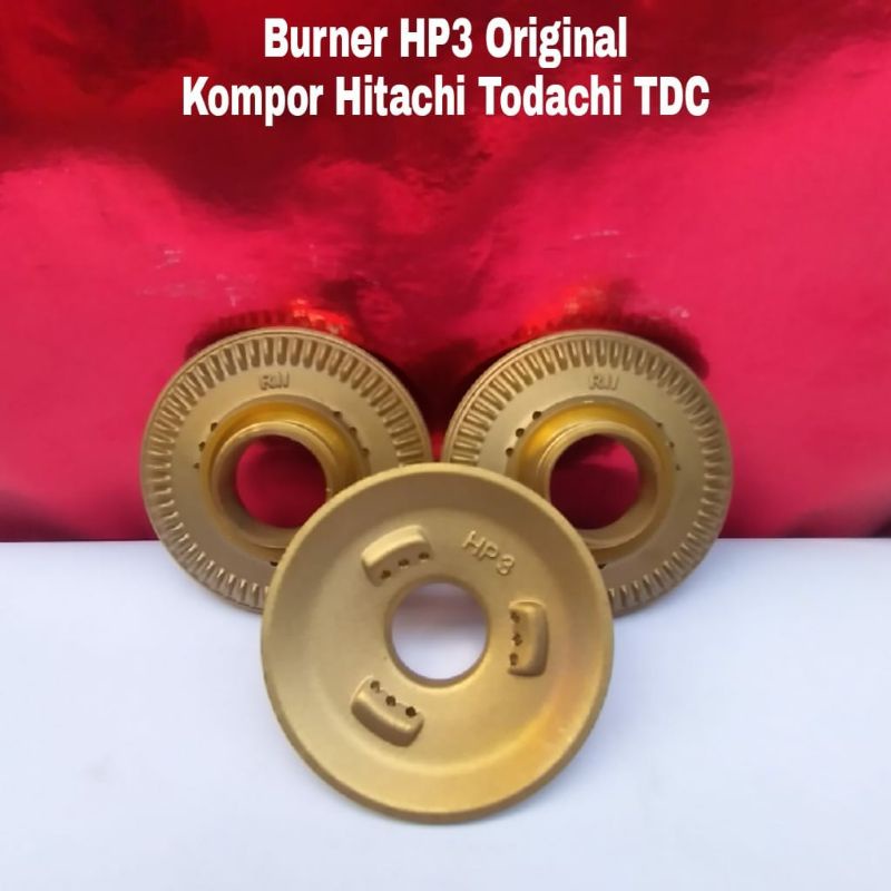 Burner Kuningan HP3 Kompor gas Hitachi Todachi TDC Original