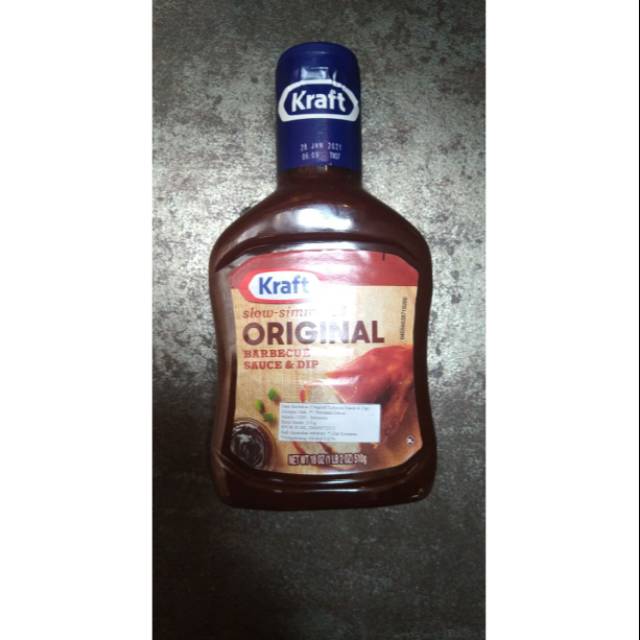

Kraft original barbeque sauce dip 510ml