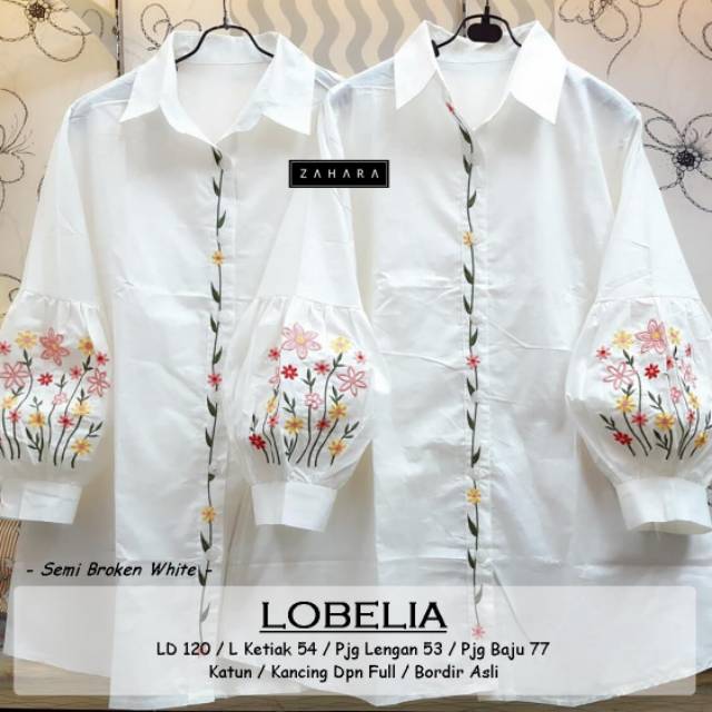 Blouse Jumbo Baju Putih Jumbo Atasan Putih Jumbo 