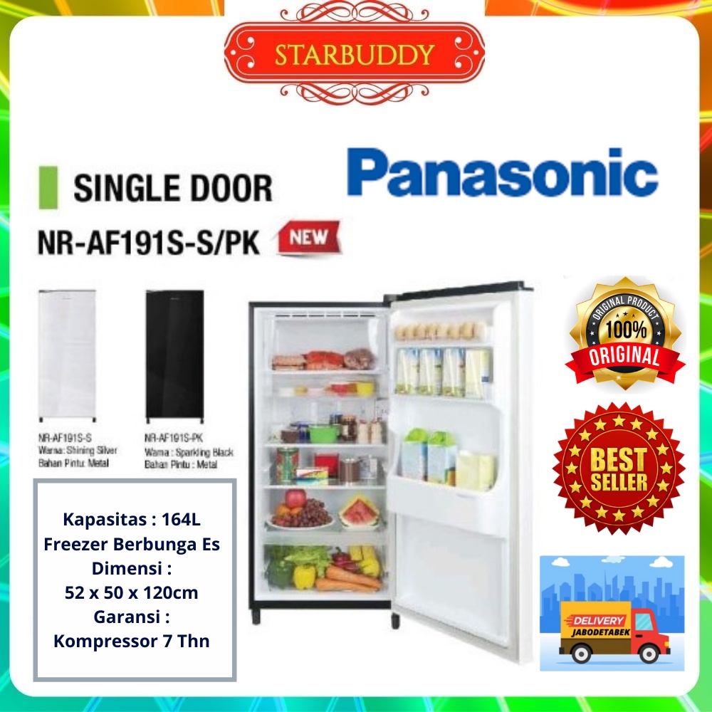 KULKAS PANASONIC NR-AF191S 1 PINTU