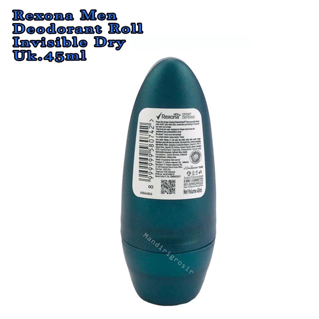 Deodorant Roll *Rexona Men * Invisible Dry  * 45ml