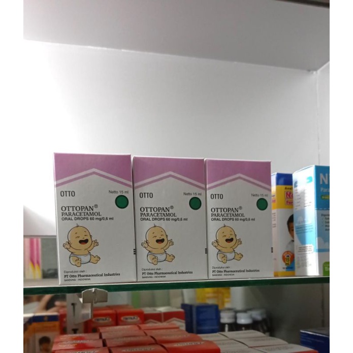 Ottopan paracetamol drop parasetamol, obat demam bayi dan anak,