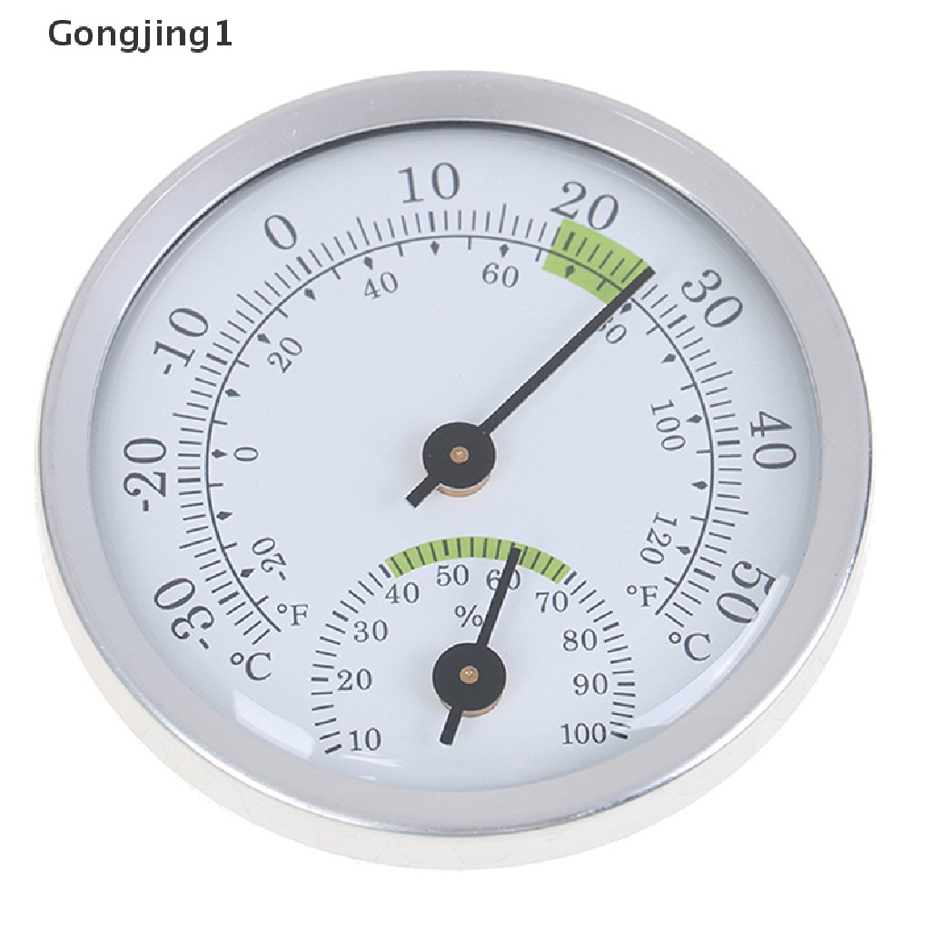 Gongjing1 Termometer + Hygrometer Analog Tempel Dinding Untuk Ruang Sauna