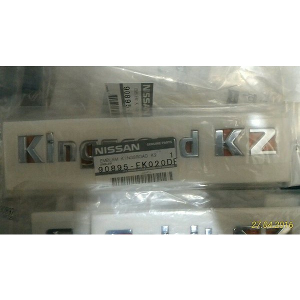 emblem bagasi nissan terrano kingsroad k1k2k3 Berkualitas