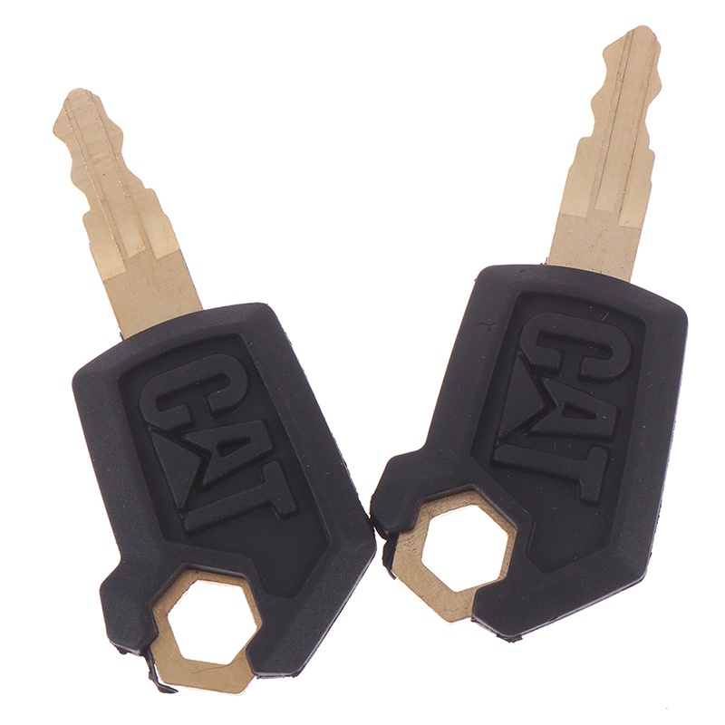 {LUCKID}2pcs 5P8500 Heavy Equipment Ignition Loader Dozer Key For Caterpillar