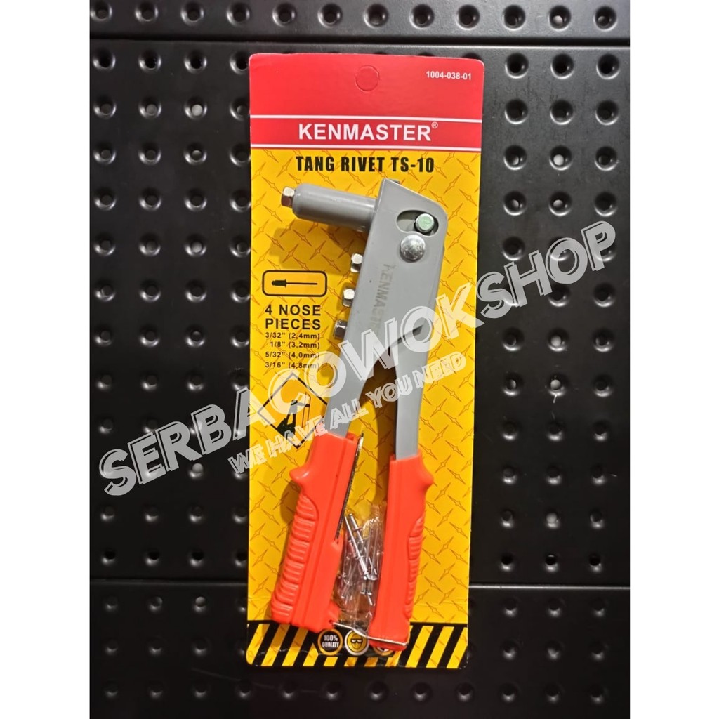 Promo Kenmaster Tang Rivet Hand Riveter TS-10 + Bonus Paku Tembak 25 Pc Termurah Berkualitas