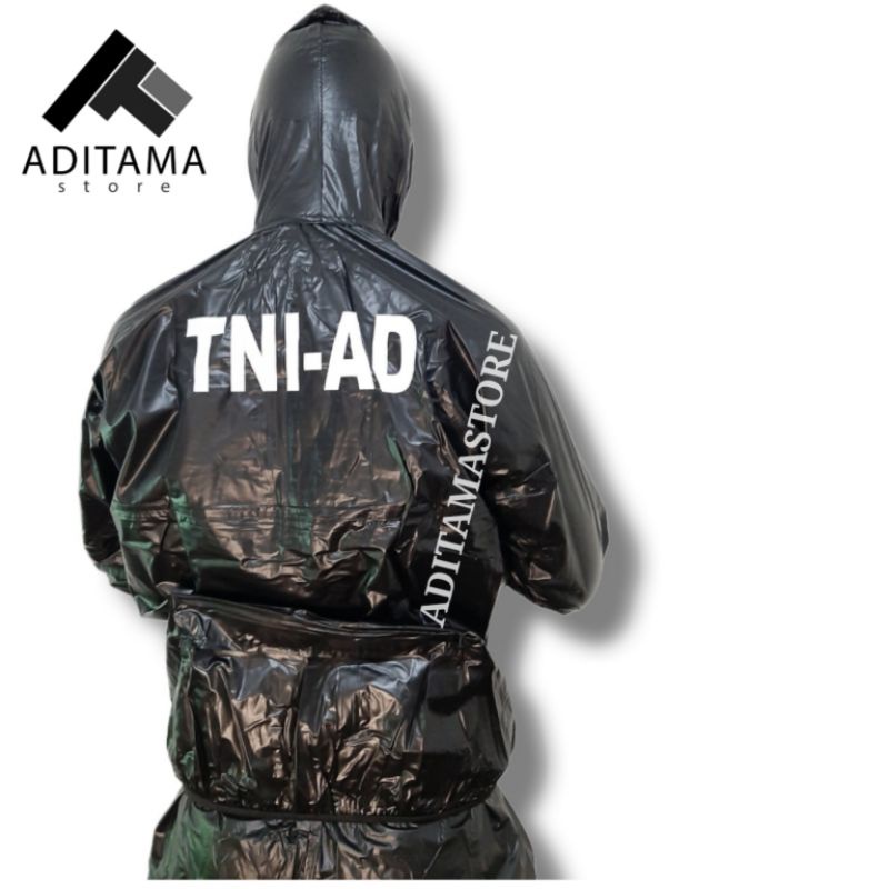 JAS HUJAN SAUNA TNI AD / JAS HUJAN SETELAN ARMY / RAINCOLD ARMY