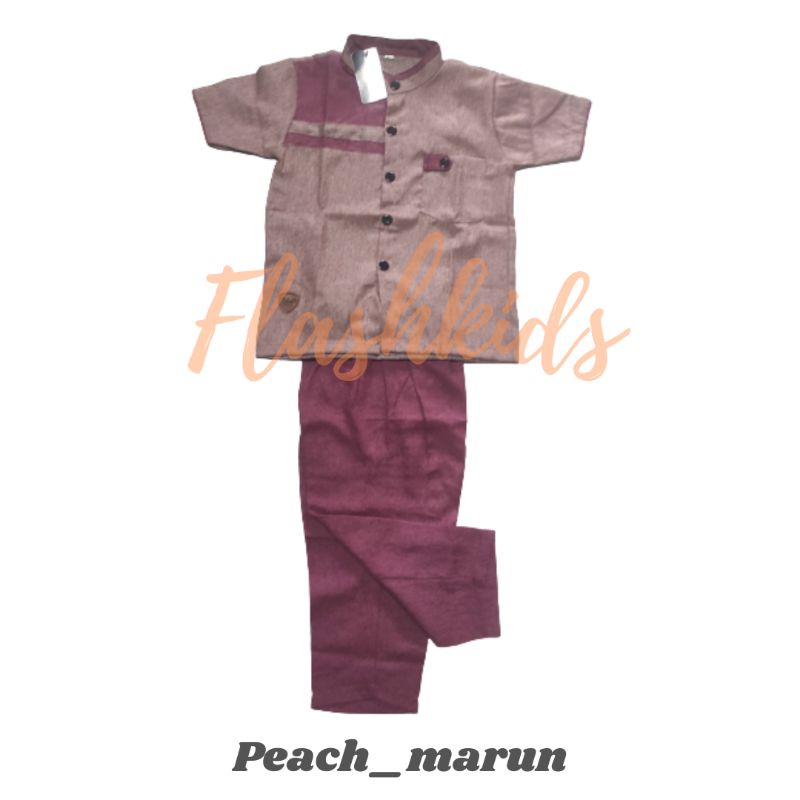 Flashkids Baju Koko Anak Laki  4-12 Tahun