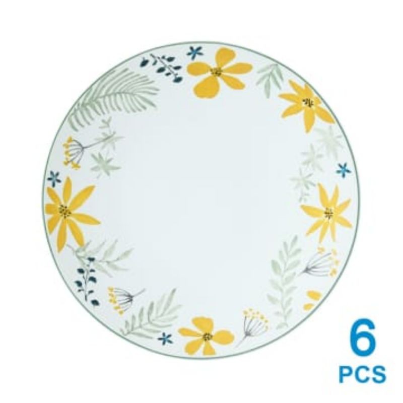 Appetite Set 6 Pcs Pallete Felicia Piring Makan - Kuning

