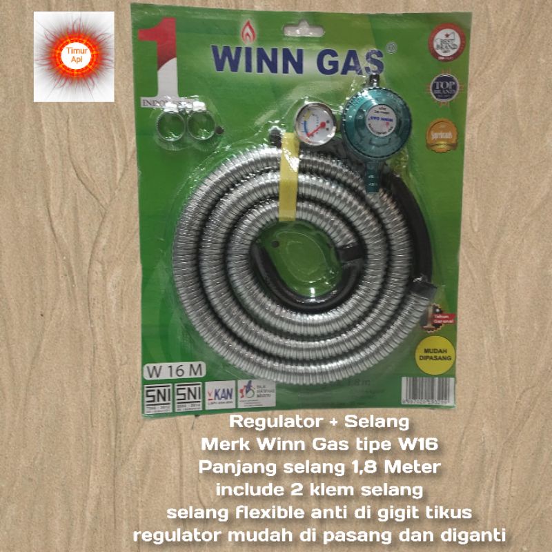 selang regulator winn gas