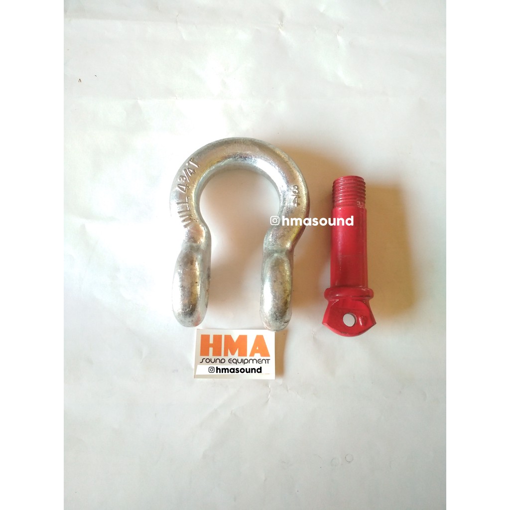 Segel Omega / Bow Shackle / Shackle Omega 3/4