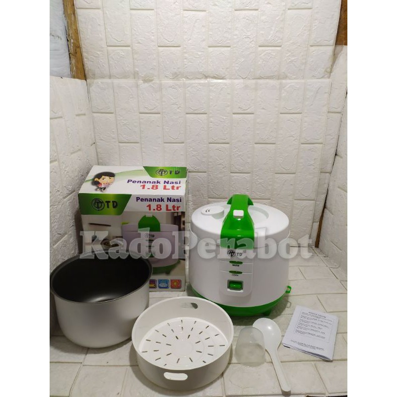 rice cooker TD 1.8 liter - megikom murah - ricecooker murah 1,8 liter