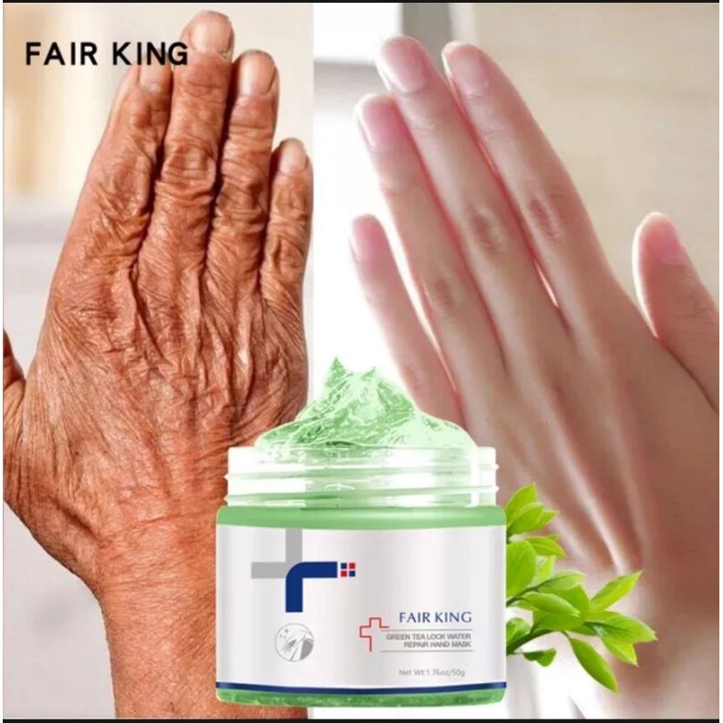 FAIR KING Green Tea AVR Whitening Anti-Aging Hand Mask MA29 Anti-Wrink