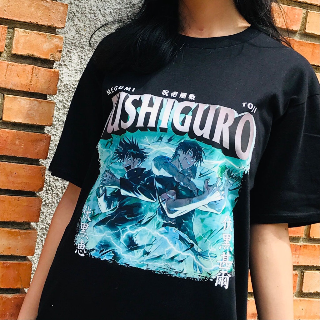 Tshirt Megumi x Toji Fushiguro Anime Manga Jujutsu Kaisen Premium Unisex