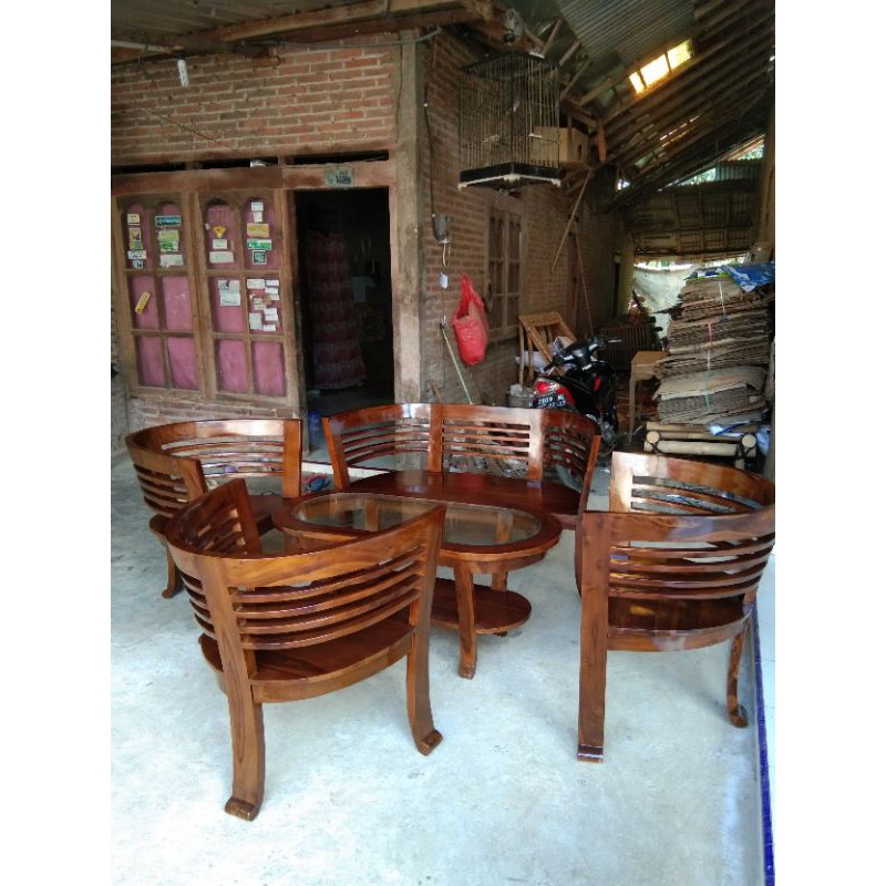 kursi tamu cantik 2111 jati.