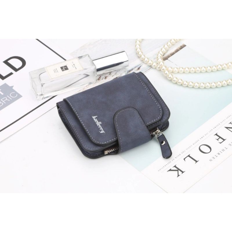 Dompet Wanita Cewek Kulit Kecil Model Lipat Pendek Branded Import Impor Original Murah D30-5