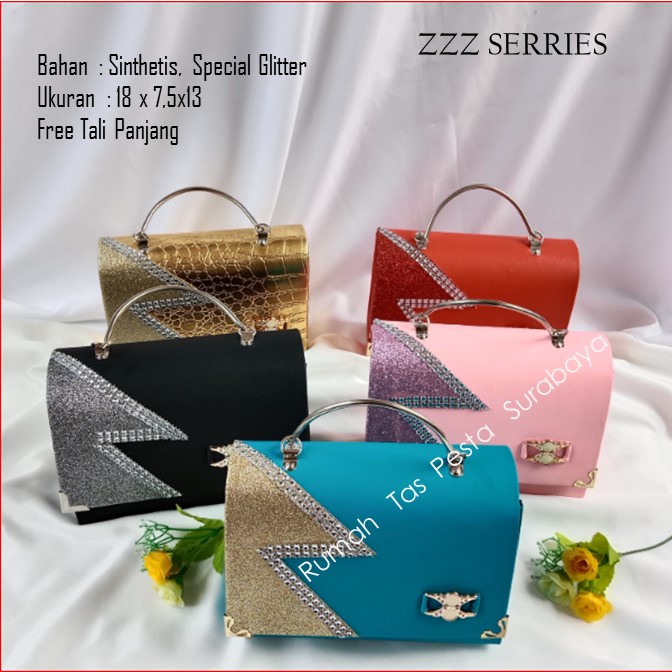 Tas Satin,Tas Clutch,Tas Seserahan,ZZZ__Hitam