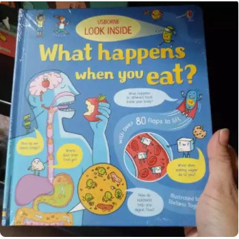 Buku Import Look Inside What Happens When You Eat (BB)