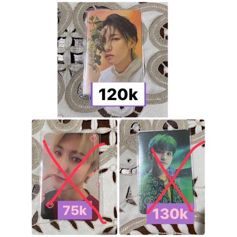 NCT OFFICIAL PC photocard Renjun lenticular pc md hello future helfut