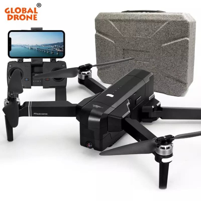 {adenastore} Global Drone Profesional Gps Brushless Drone Membawa Quadrocopter Auto Murah